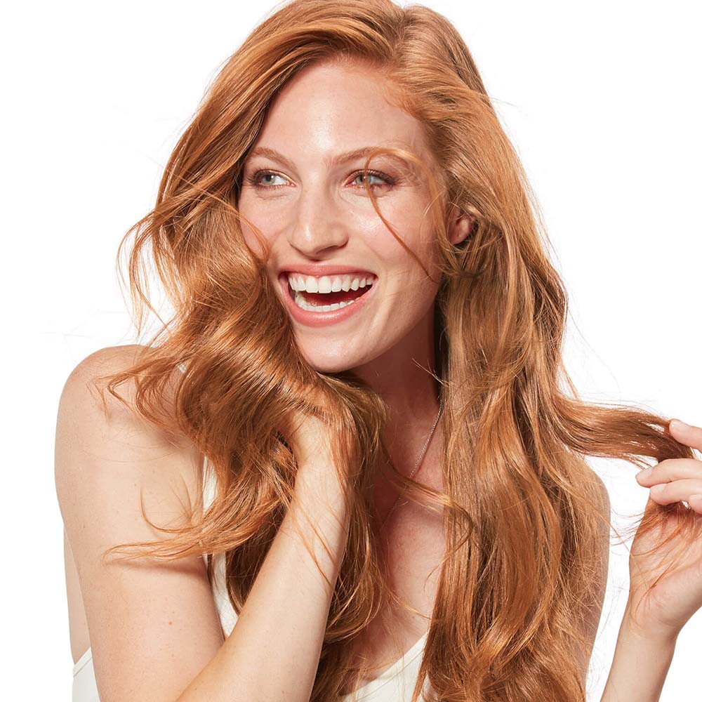 portrait woman red hair